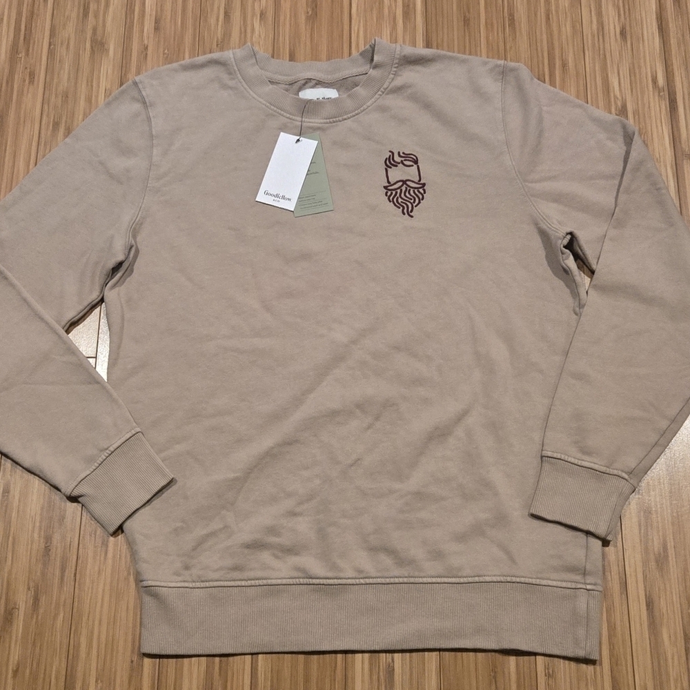 NWT Goodfellow Beige Crewneck